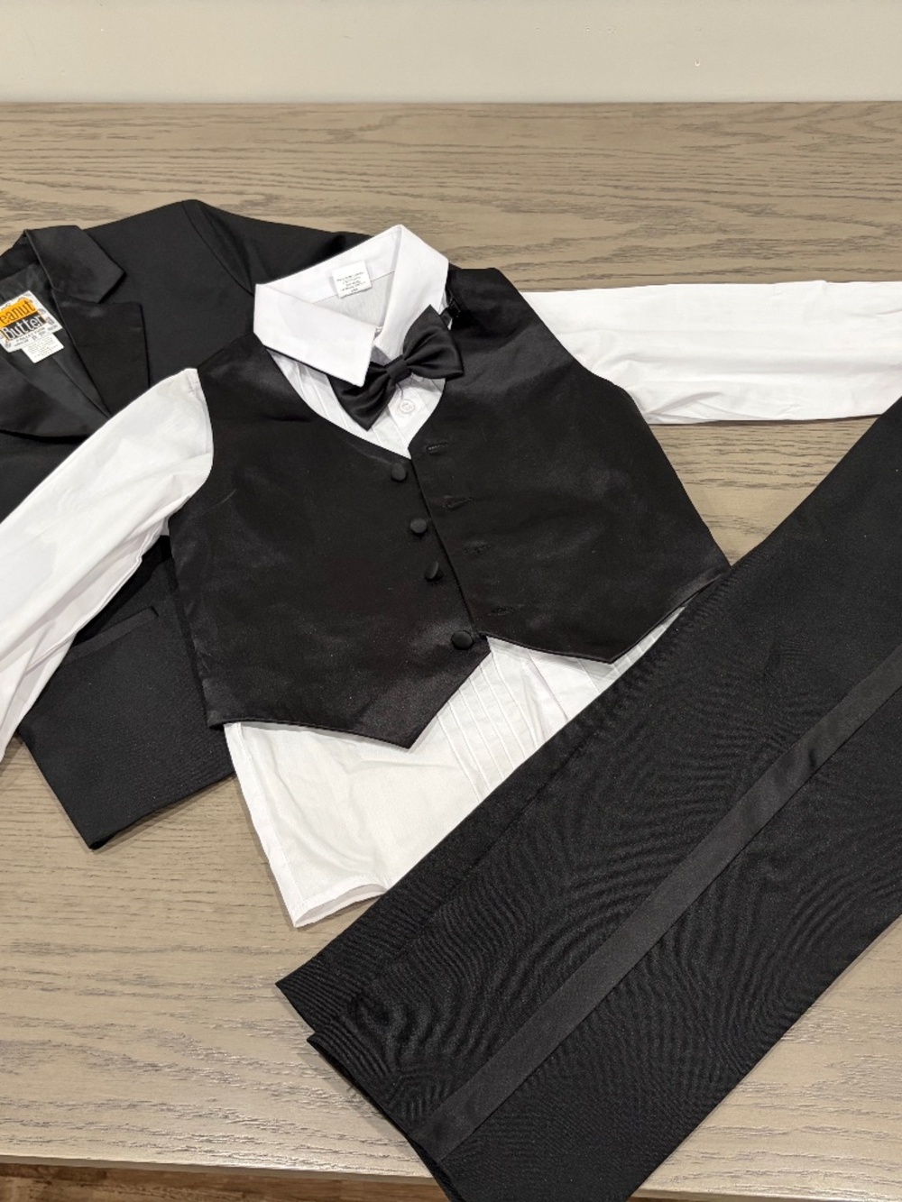 Tuxedo set with bow tie